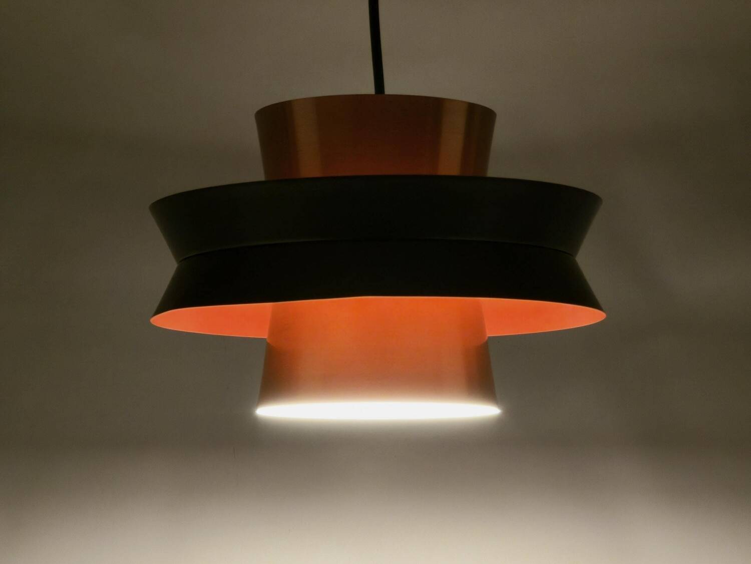 Vintage 1970s Granhaga Trava Pendant Lamp By Carl Thore.