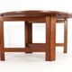 Table de salle à manger pliante en teck danois « Skovlund » - style moderne du milieu du siècle