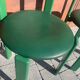 6 Bruno Rey Kush & co Green Stackable Chairs Circa 1970