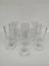 9 grands verres en cristal de Baccarat, modèle Champigny.