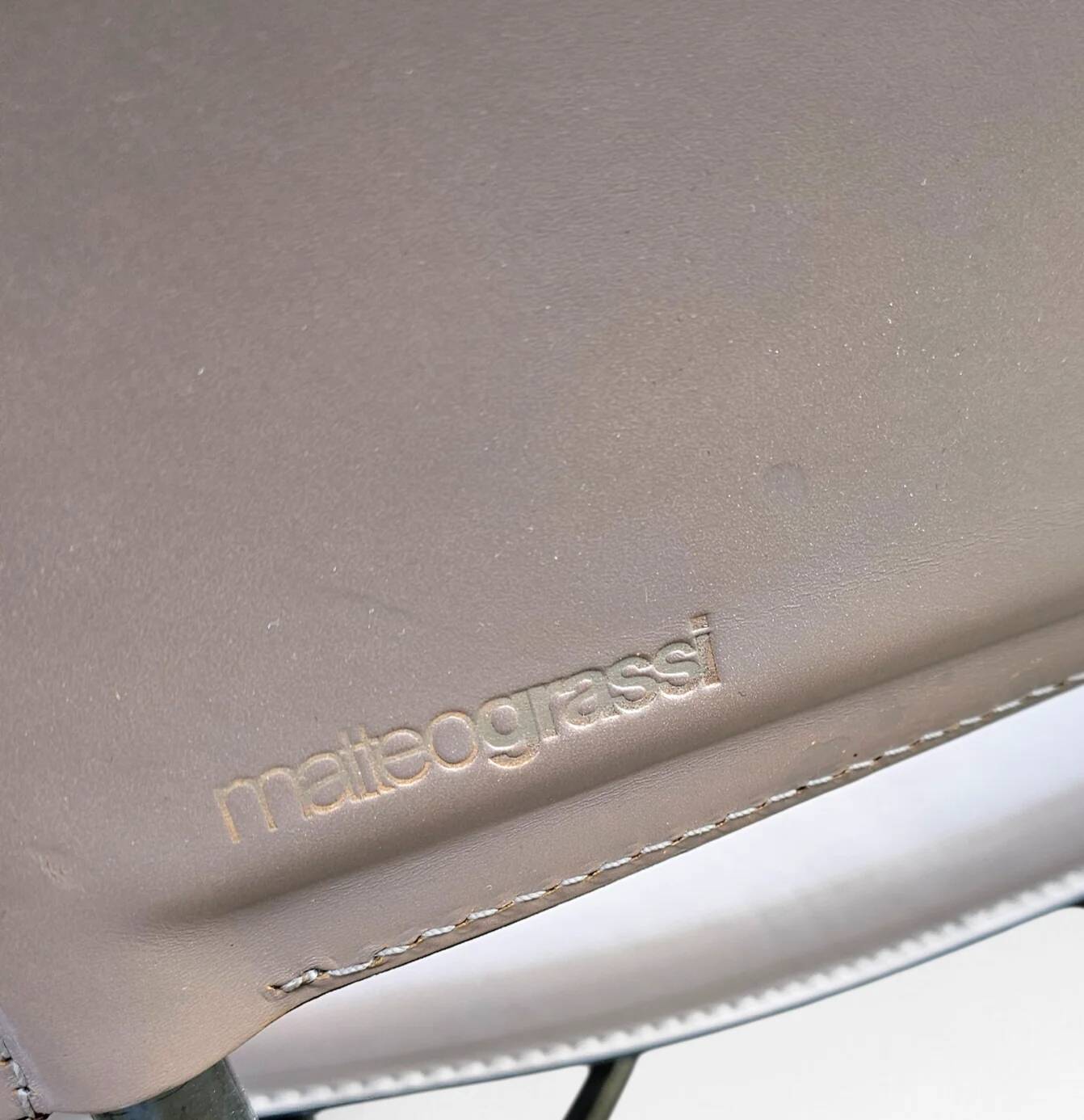 6 x dining chairs designed by Ross Littell / Matteo Grassi