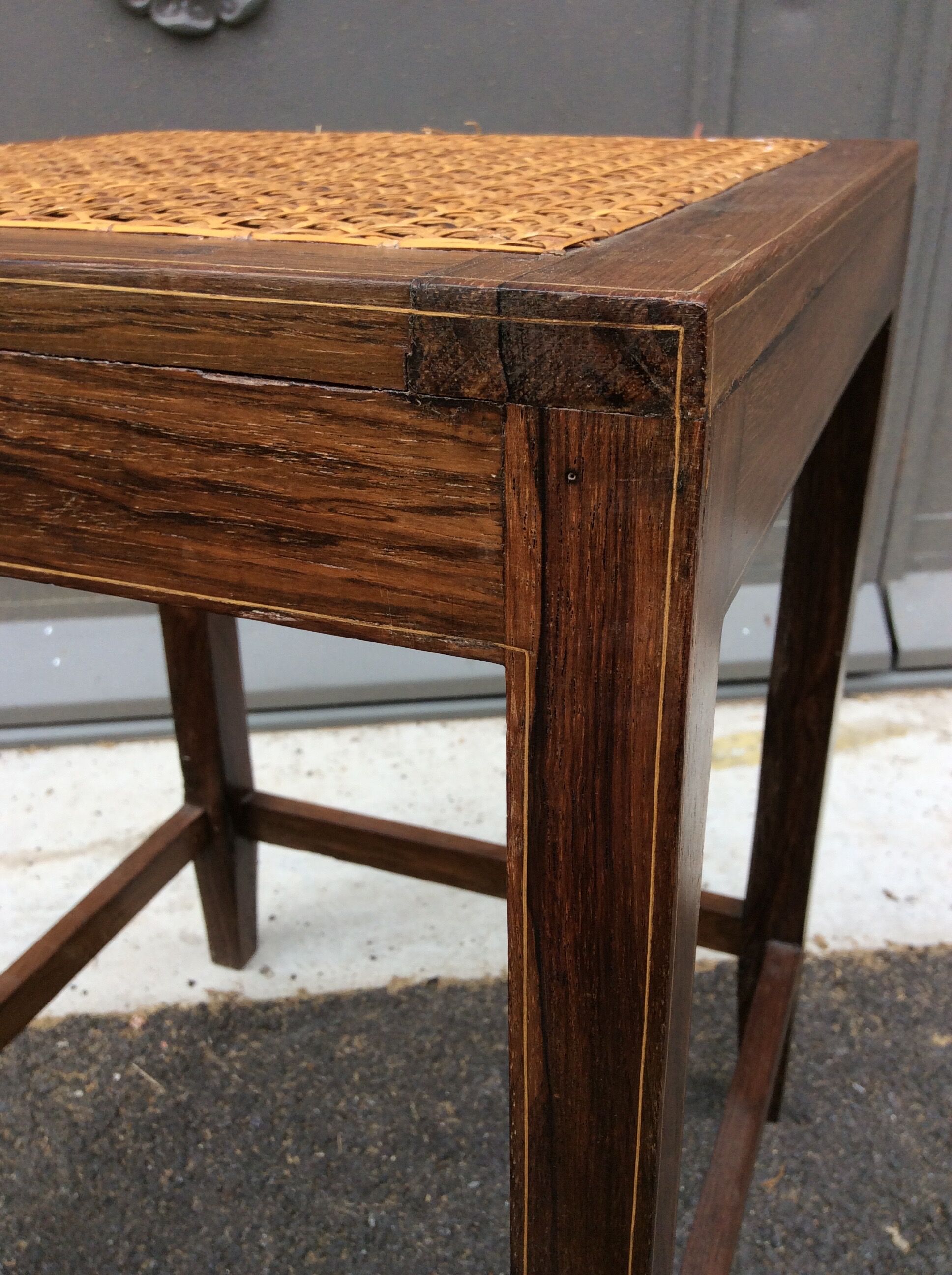 Art deco piano stool