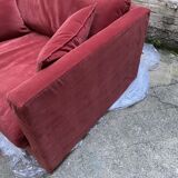 Velvet sofa