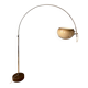 Mid-century space age mushroom arc floor lamp by GEPO