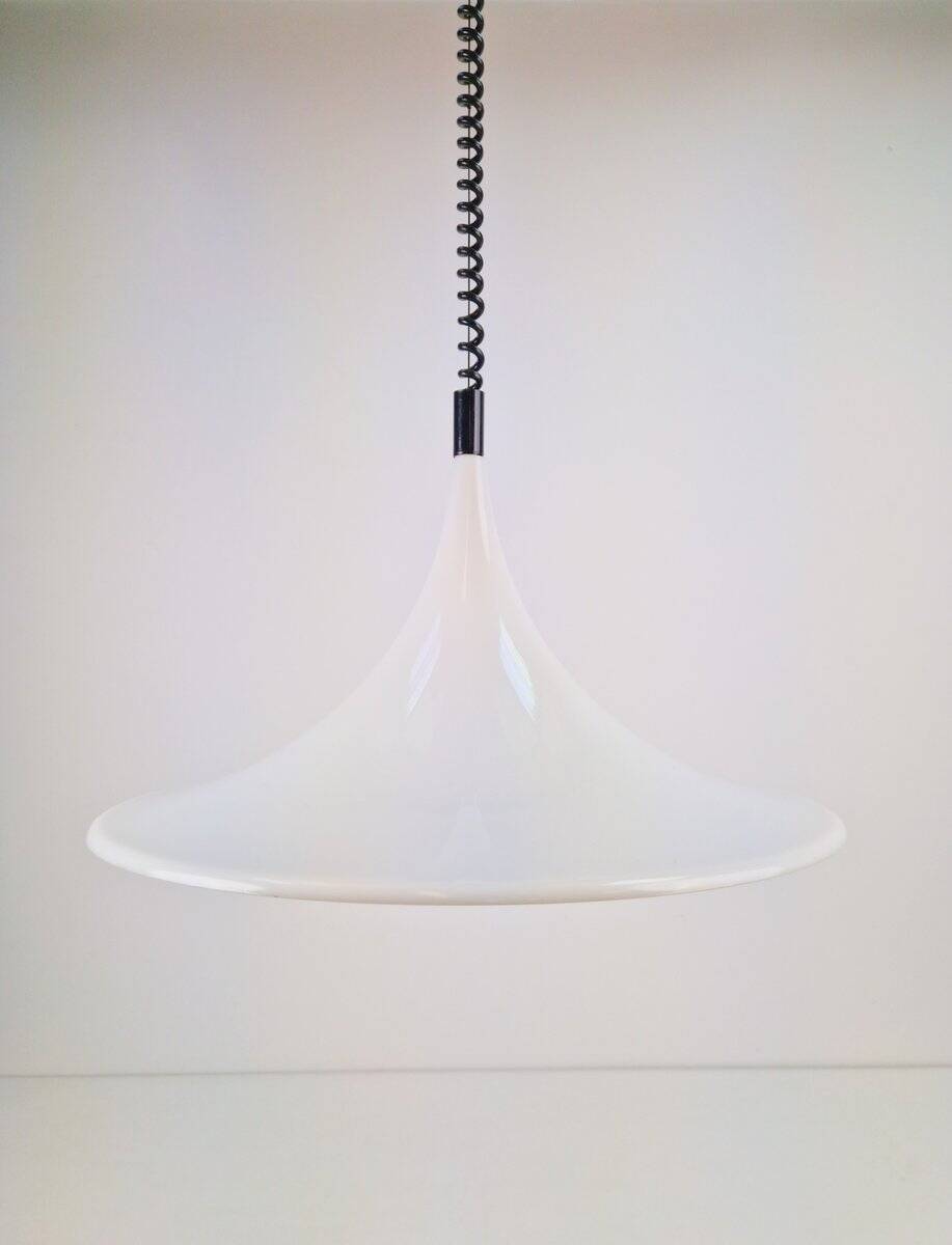 Vintage Space Age Witch Hat Pendant Lamp by Harco Loor, 1980