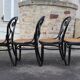 8 chaises Thonet modèle n°4 dites "café Daum" 1880