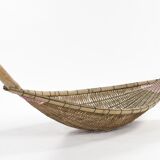 Bamboo and wicker seat