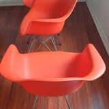DAR armchair by Charles and Ray EAMS VITRA red