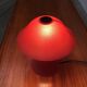 Lampe de table champignon en verre vintage