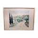Lithographie "Chemin de l'oliveraie" par Victor Zarou