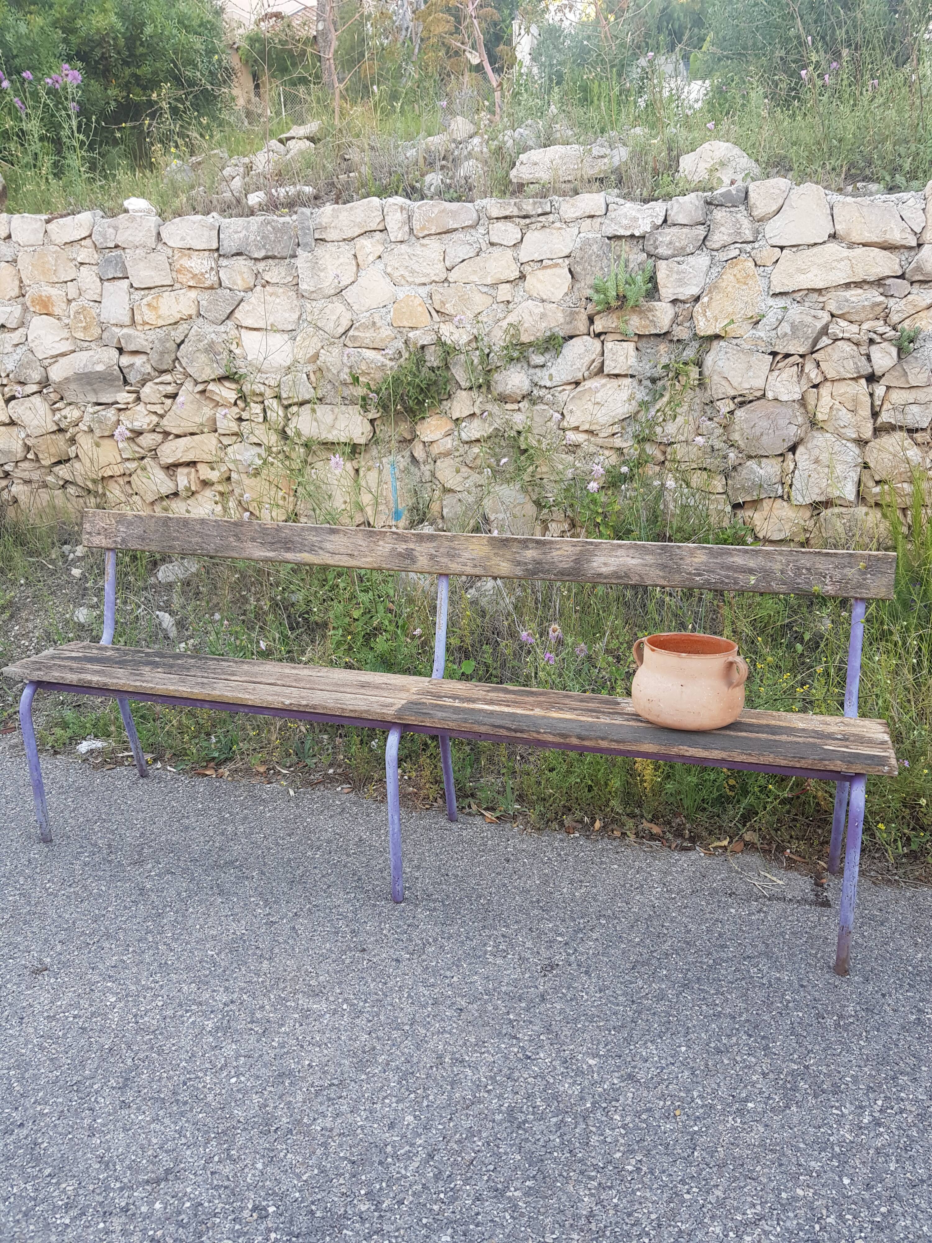 Vintage double bench