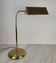 Adjustable Desk Lamp in Gold Brass – German Design, 1970s