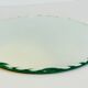 Vintage round and beveled table mirror