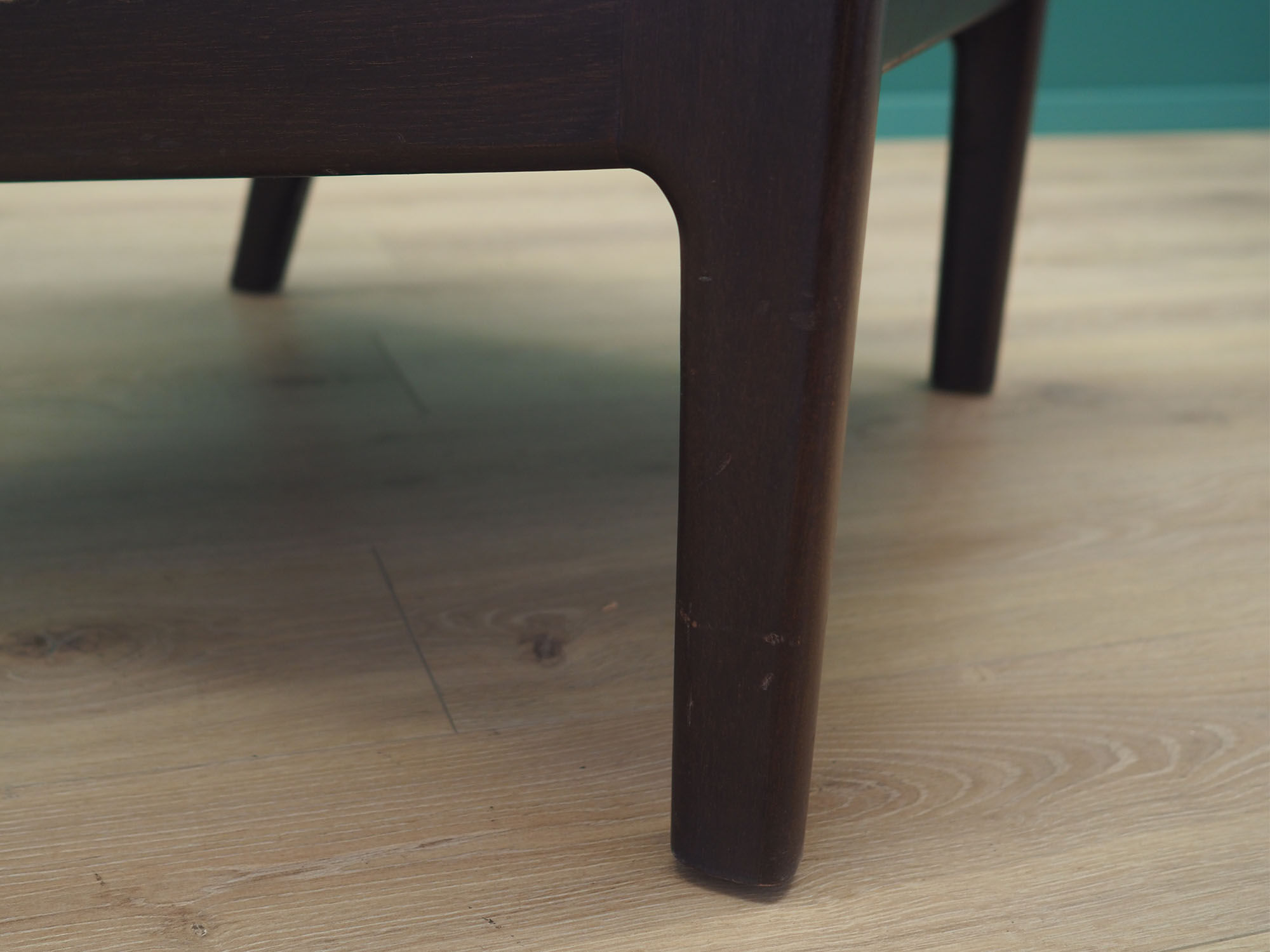 Fauteuil beige, années 1970, design danois, fabriqué au Danemark