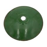 Green enamel cake