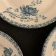 12 dessert plates and an art nouveau dish Royat de Sarreguemines
