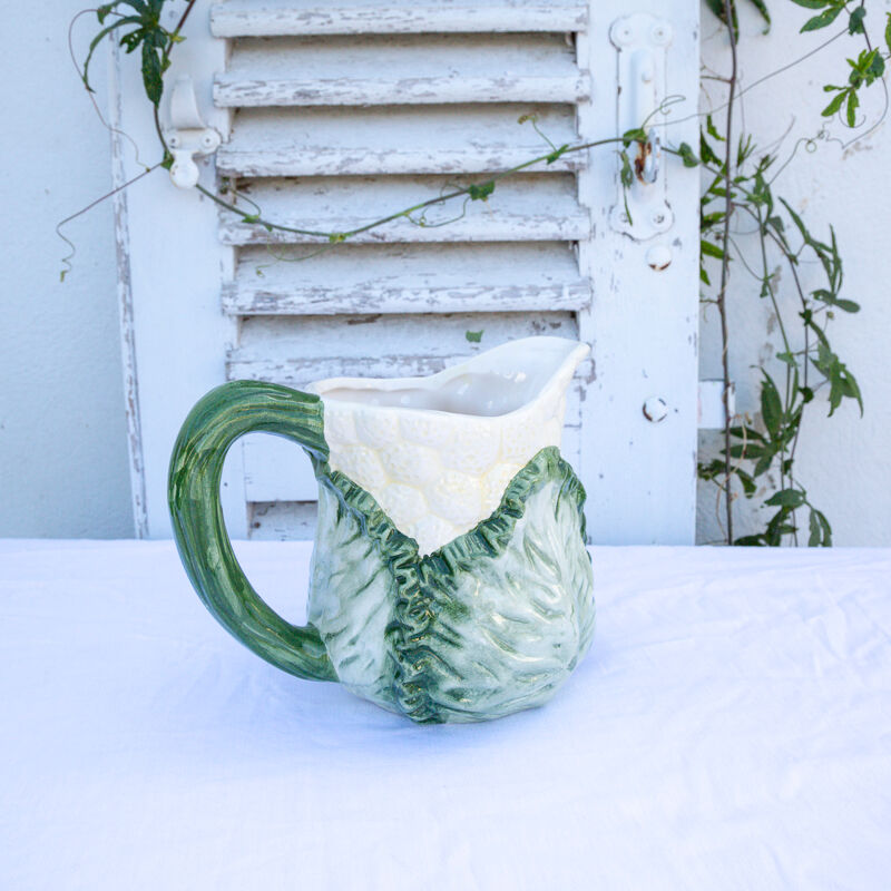 Decanter pitcher slurry cauliflower