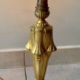 Art Deco gilded bronze lamp base.