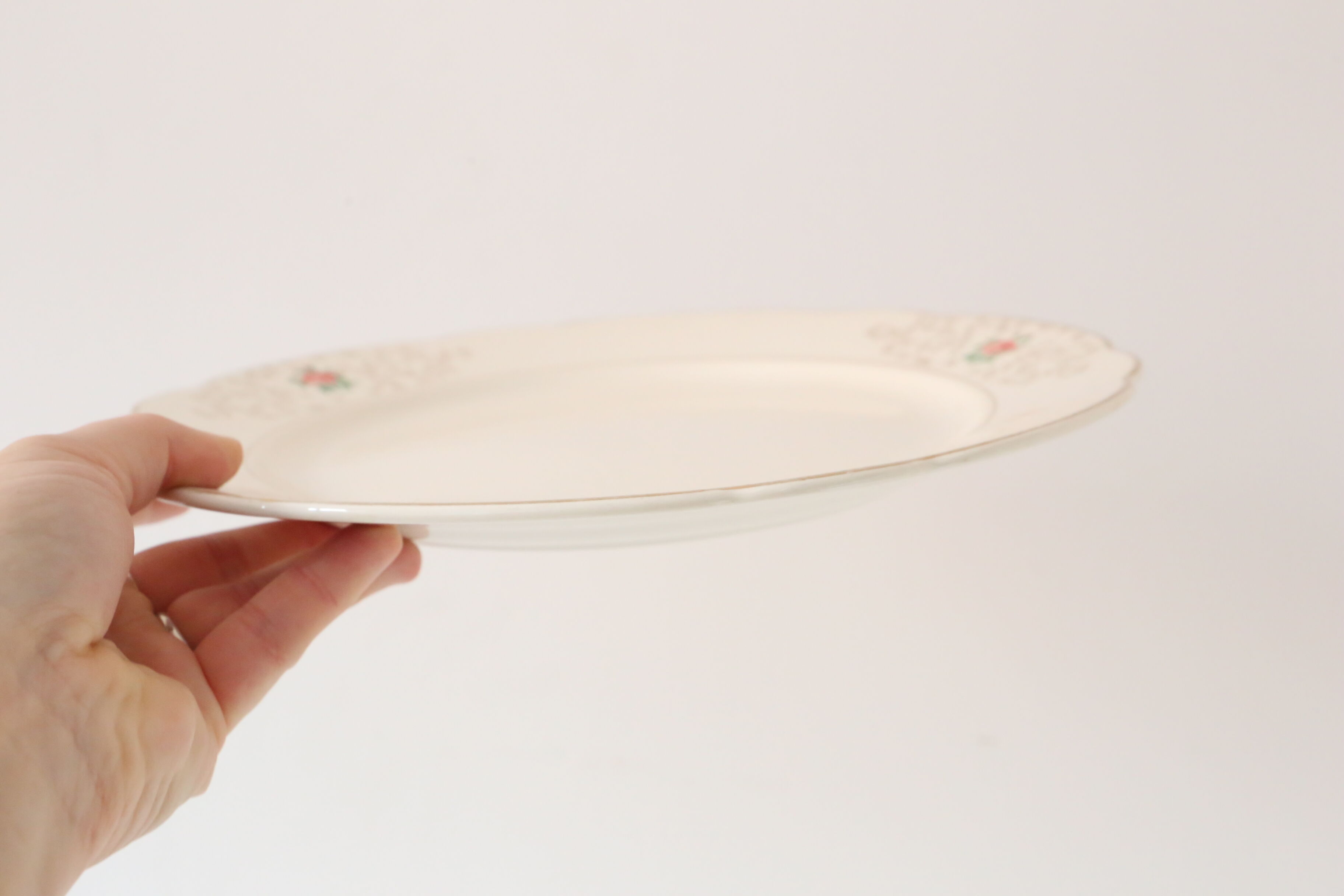 Duo of round dishes, Villeroy and Boch, vintage