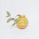 Clichy glass round vase