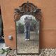 Art Deco wrought iron bird mirror in the style of Gilbert Poillerat, circa 1930