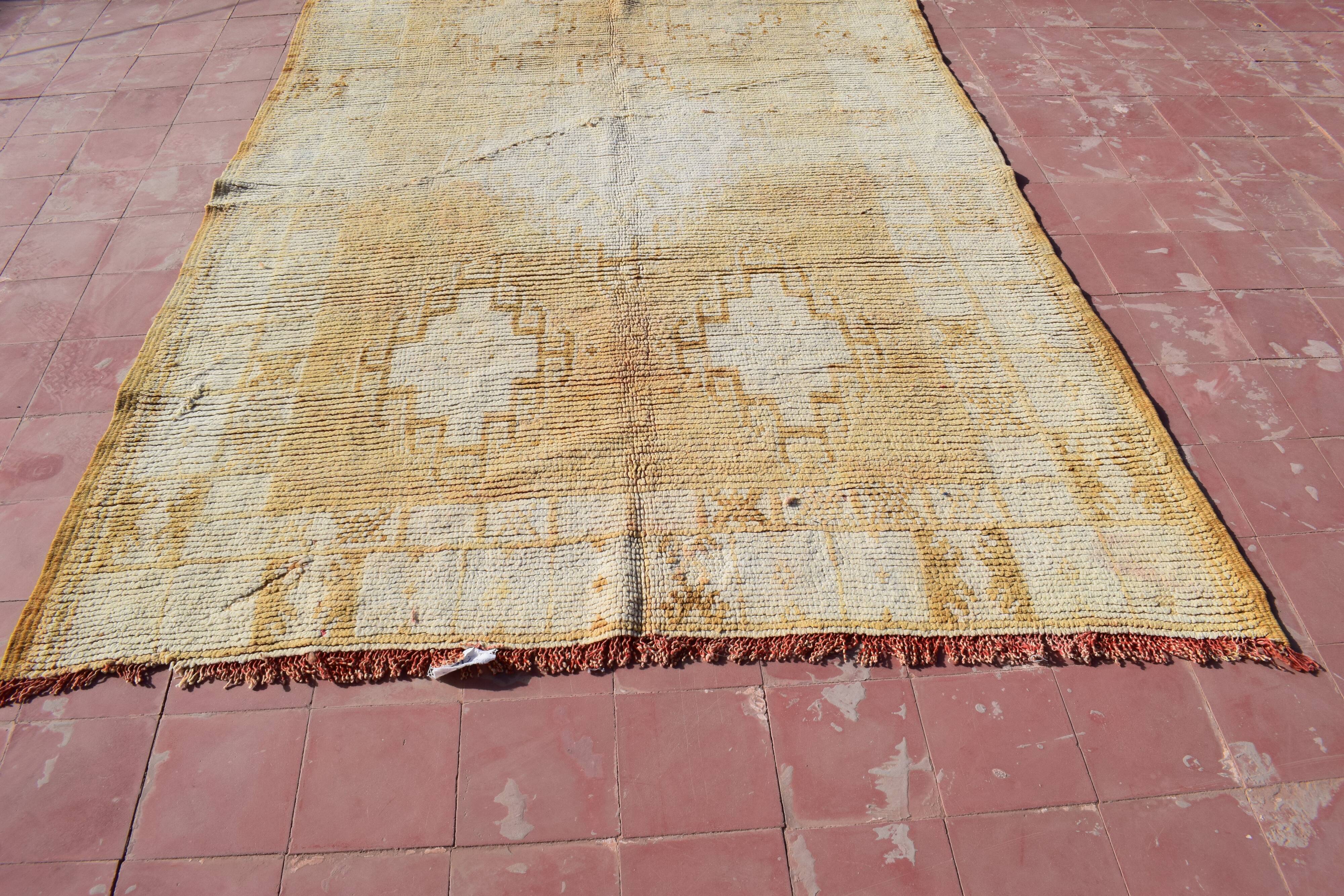 Tapis berbère boujaad atlas vintage, 245x175 cm