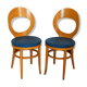 Pair of chairs baumann Seagull model
