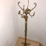 Bronze and onyx coat rack