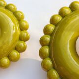 Luna Small Lichen Green Wall Lamp