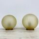 Pair of 2 glass swirl lamps, 1970 Italy