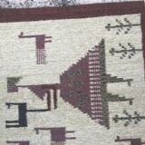 Swedish flat weave rug 1950