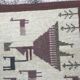 Swedish flat weave rug 1950