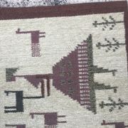 Swedish flat weave rug 1950