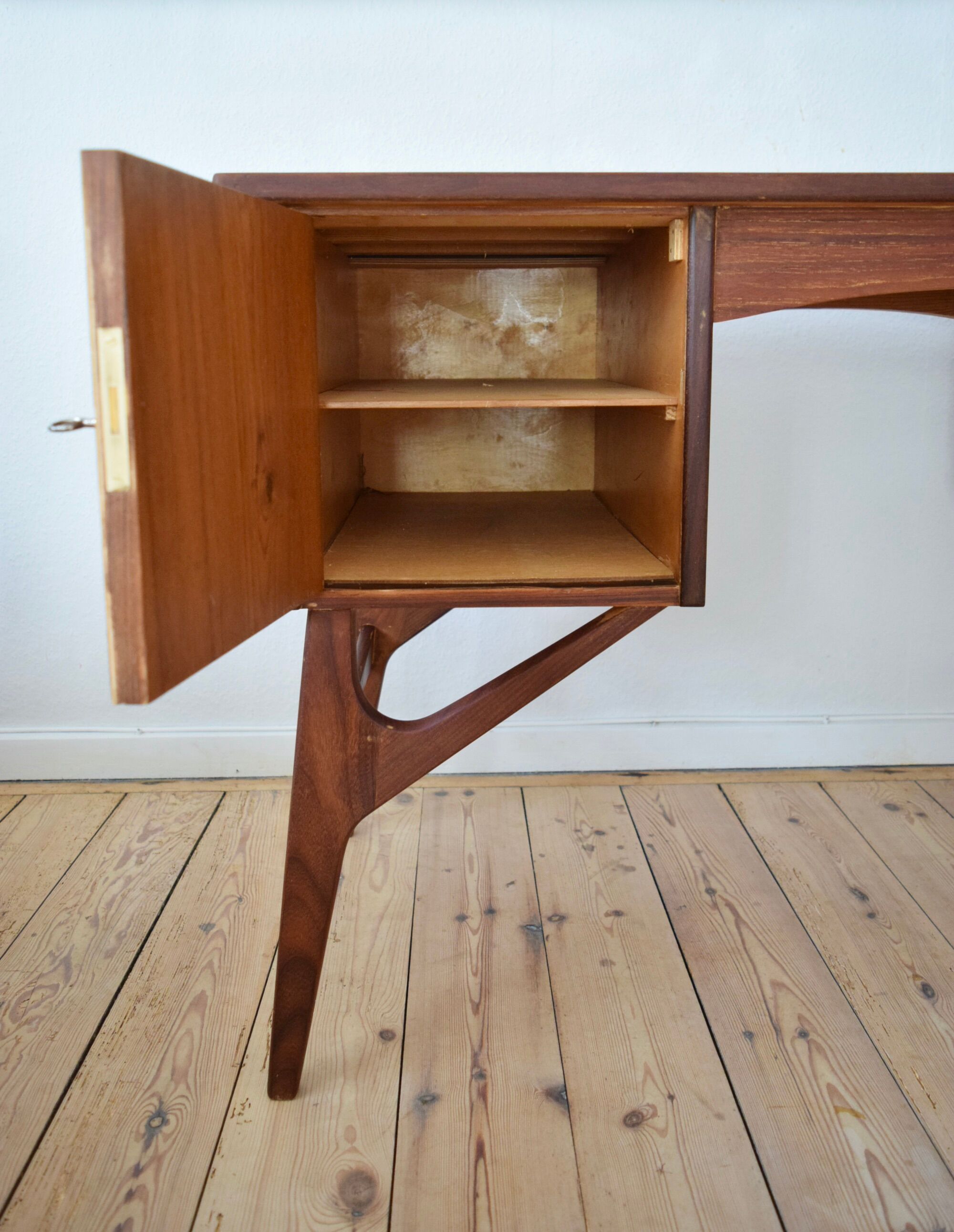 Danish mid-century teak desk, 1950