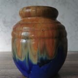 Vase grès émaillé G. Metenier