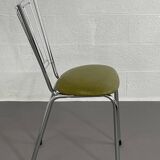 Vintage chrome metal chair