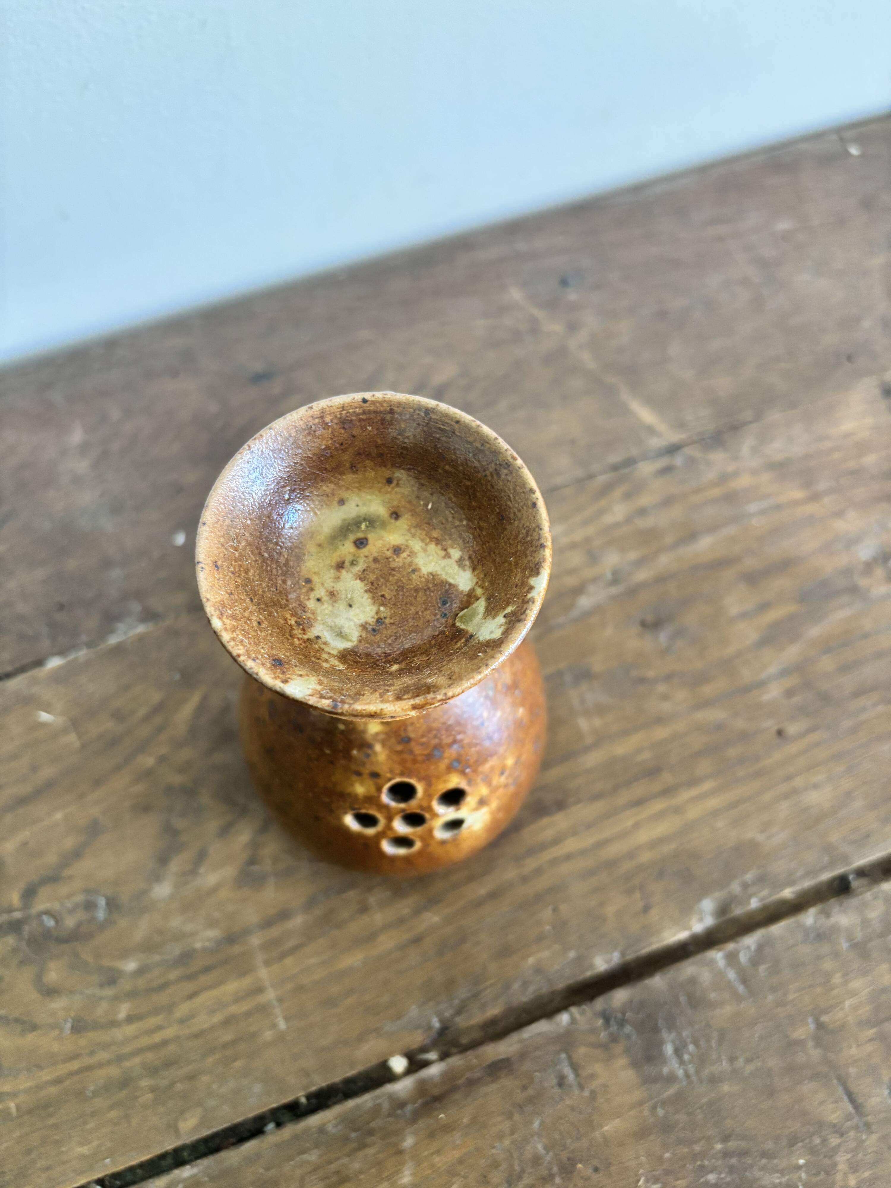Vintage french stoneware ceramics set – mineral earth