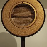 Vintage bronze halogen floor lamp