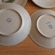 10 flat plates porcelain of paris game ducks pheasants