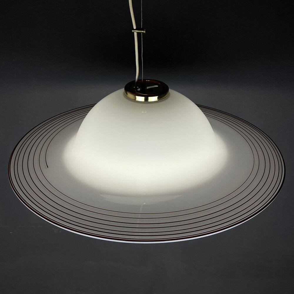 Large Murano glass pendant, Italy, 1970s