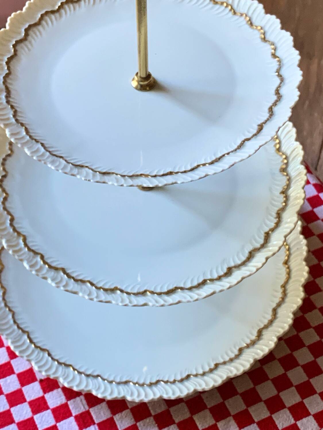 Silent plate three plates Limoges Charles Ahrenfeldt