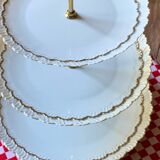 Silent plate three plates Limoges Charles Ahrenfeldt