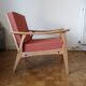 Fauteuil scandinave vintage 1950 1960