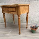 TABLE de Chevet VINTAGE Formica et Bois