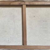 Tableau XIX° siècle "Côte bretonne" Marine signée R. Lambert
