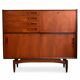 Rare Mid Century Highboard Louis van Teeffelen in Teak