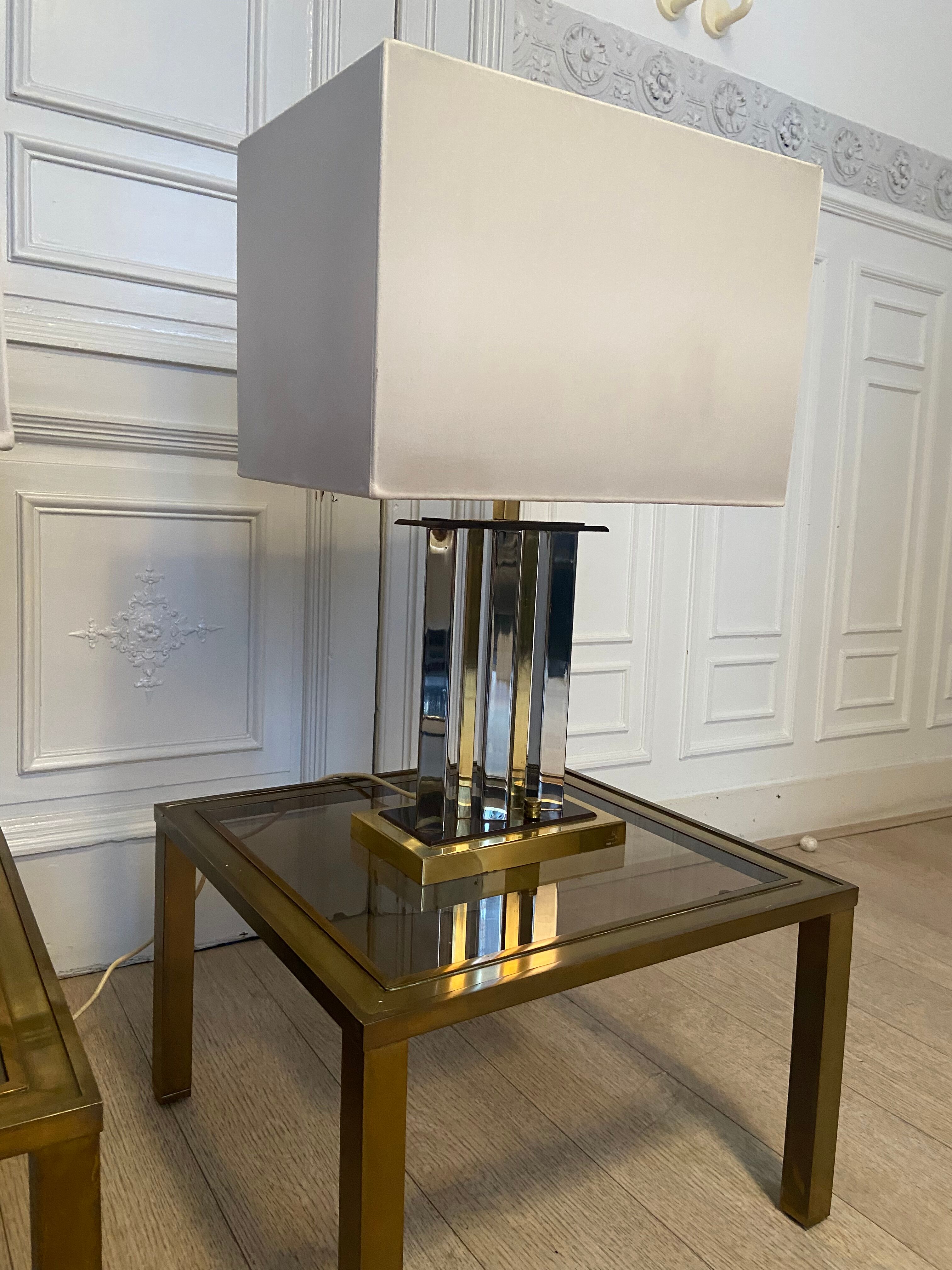 Pair of Romeo Rega lamps, signed