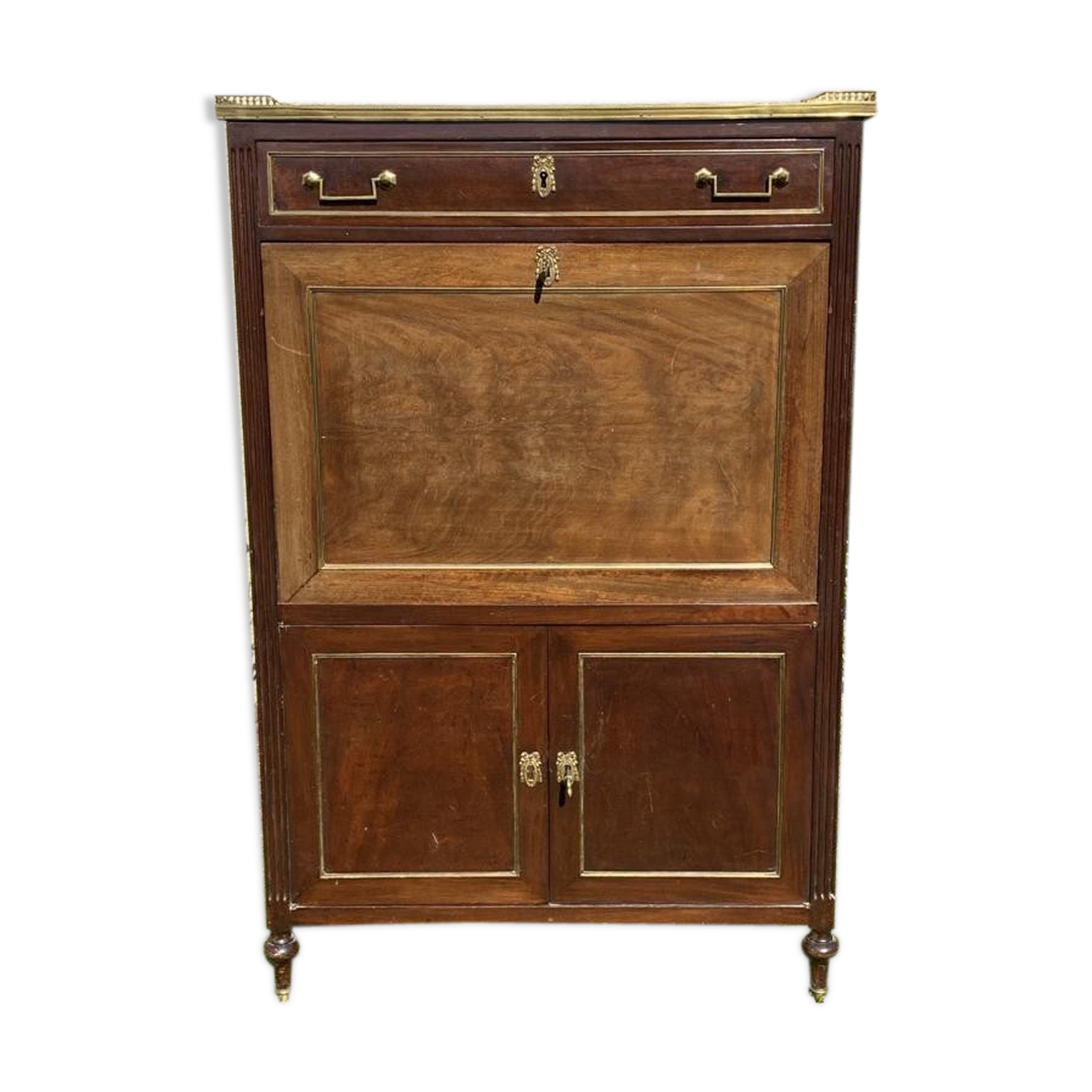 Louis XVI-era mahogany secretary