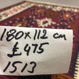 Kilim turc 180x112 cm laine
