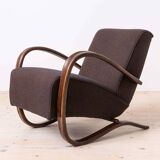 Set of 2 Art Deco Armchairs designed by J. Halabala, Model H269, 1930s